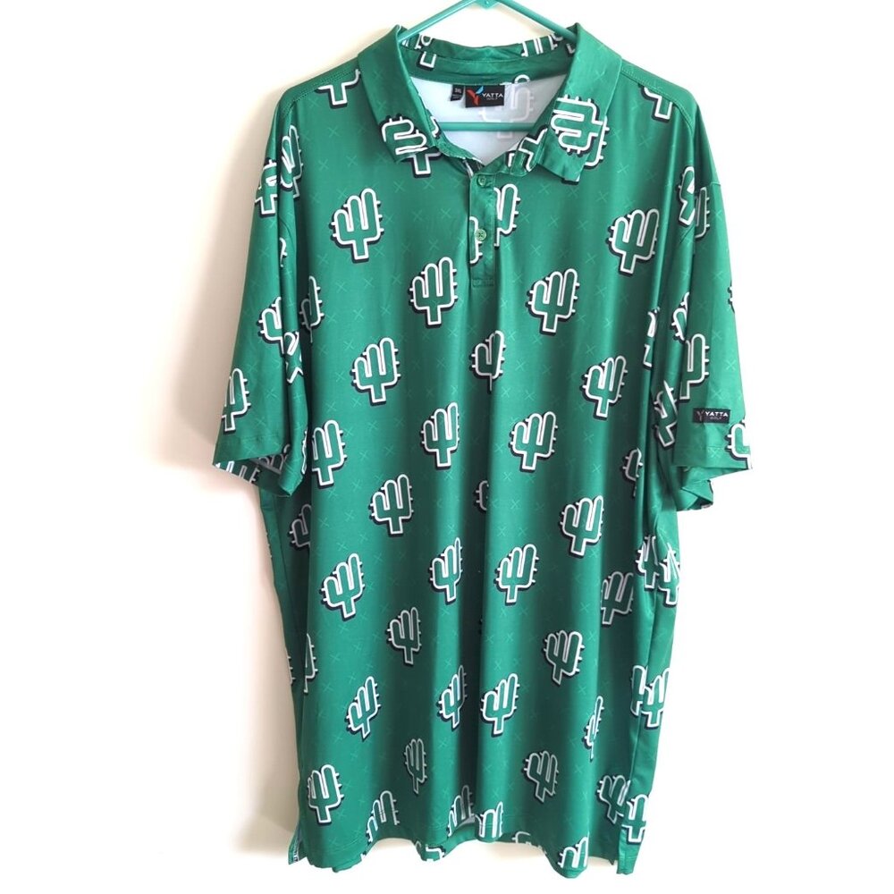 Yatta Golf Polo Mens 3XL Green Desert Performance Comfort Short Sleeve -lp486